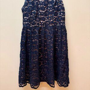 Ivy + Blu lace blue dress